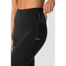 ICIW Luxe Flared Tights Black-Naisten trikoot ja leggingsit-ICANIWILL-XS-Aminopörssi