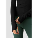 ICIW Nimble 1/2 Zip Long Sleeve Black-Naisten pitkähihaiset ja hupparit-ICANIWILL-XS-Aminopörssi