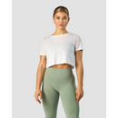 ICIW Premium Crop Top White Wmn-Naisten lyhythihaiset ja topit-ICANIWILL-XS-Aminopörssi