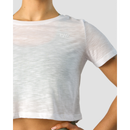 ICIW Premium Crop Top White Wmn-Naisten lyhythihaiset ja topit-ICANIWILL-XS-Aminopörssi