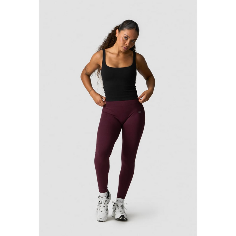 ICIW Smooth Seamless 2-in-1 Tank Black-Naisten lyhythihaiset ja topit-ICANIWILL-XS-Aminopörssi