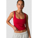 ICIW Smooth Seamless 2-in-1 Tank Red-Naisten lyhythihaiset ja topit-ICANIWILL-XS-Aminopörssi