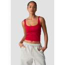 ICIW Smooth Seamless 2-in-1 Tank Red-Naisten lyhythihaiset ja topit-ICANIWILL-XS-Aminopörssi