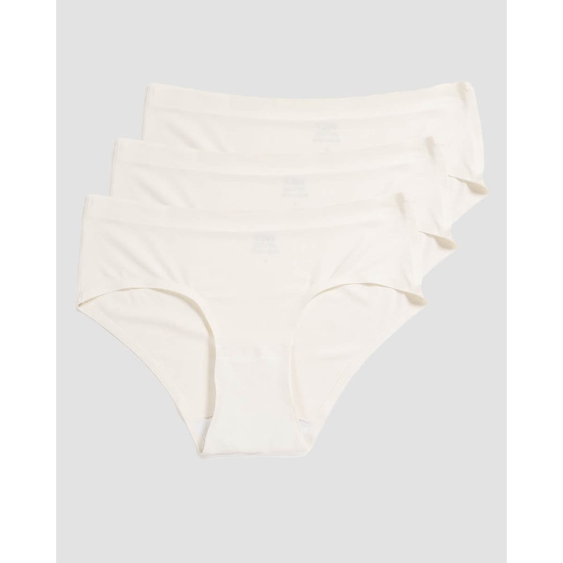 ICIW Invisible Hipster 3-pack, white-Naisten alusasut-ICANIWILL-XS-Aminopörssi