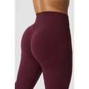 ICIW Smooth seamless Flared Tights Dark Mahogany