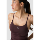 ICIW Smooth Seamless 2-in-1 Strappy Tank Espresso