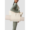 ICIW Cotton Yoga Tote Bag, Cream