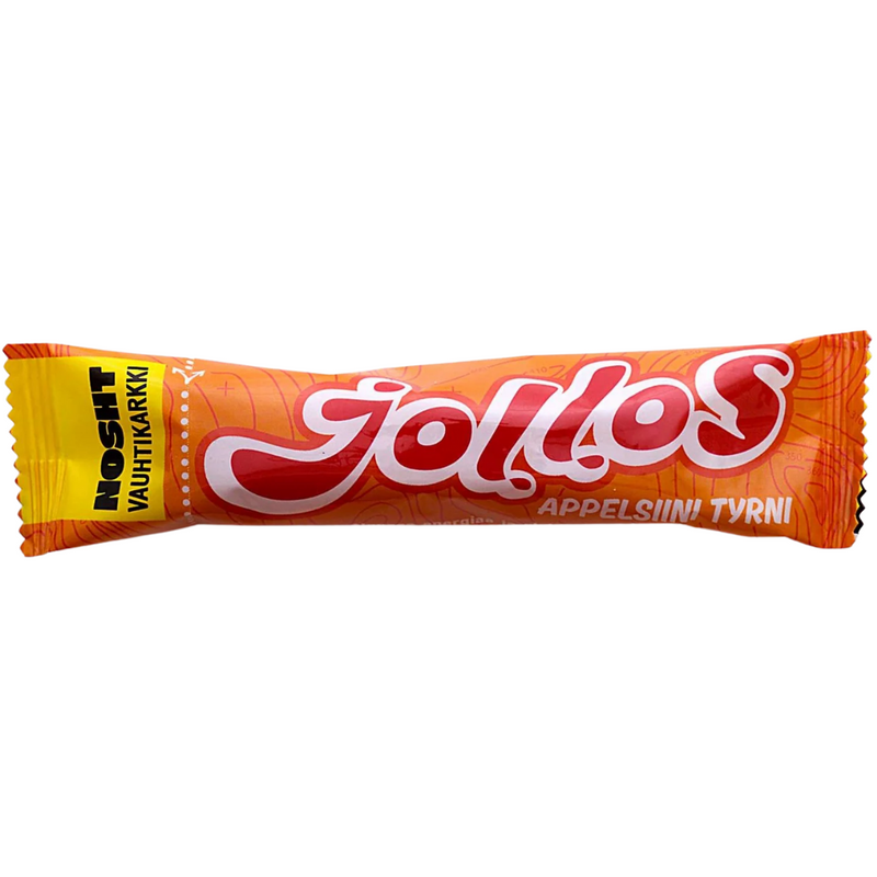 Jollos Vauhtikarkki, 52 g-Energiakarkki-Nosht-Appelsiini-Tyrni-Aminopörssi