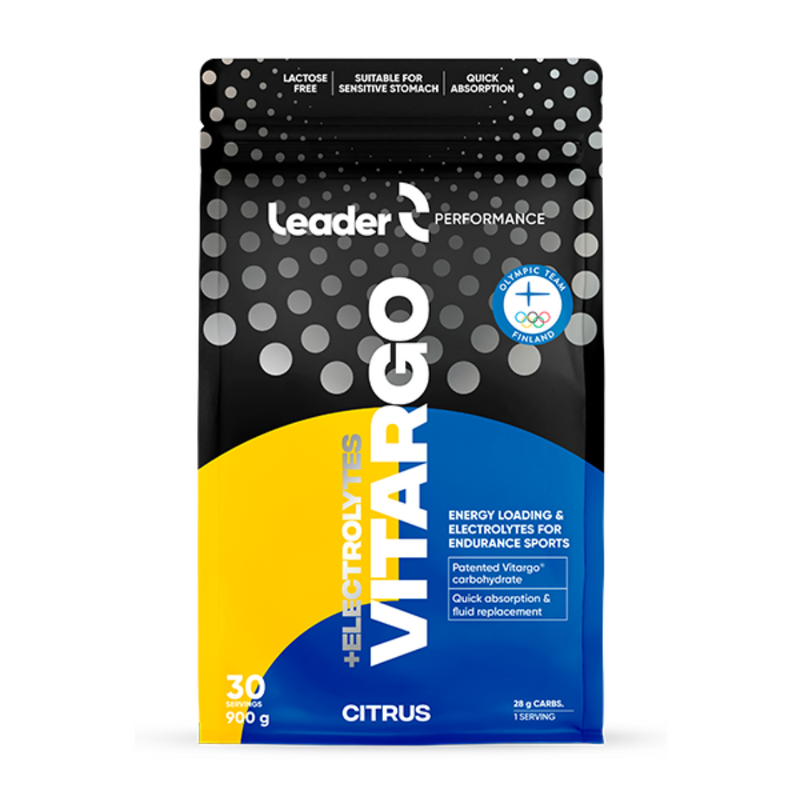Performance Vitargo + Electrolytes, 900g-Hiilihydraatti-LEADER Foods-Aminopörssi