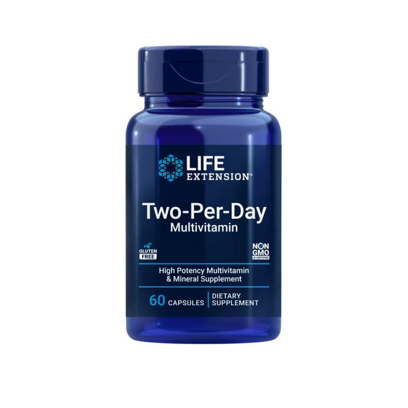 Life Extension Two-Per-Day 60 kaps.-Monivitamiini-Life Extension-Aminopörssi