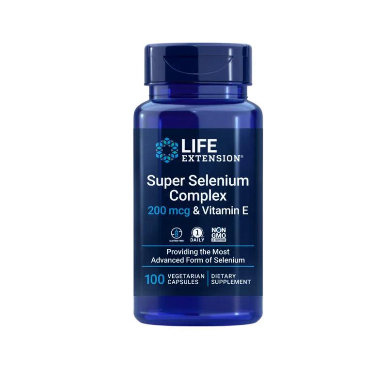 Life Extension Super Selenium Complex & Vitamin E, 100 kaps.-Seleeni-Life Extension-Aminopörssi