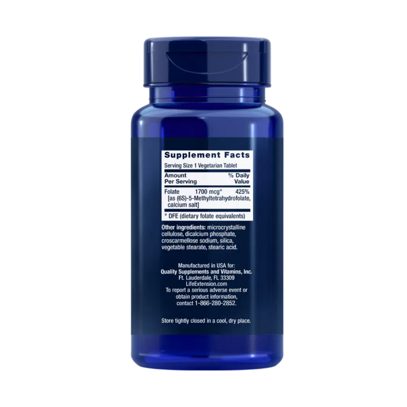 Life Extension Optimized Folate, 100 tabl.-Foolihappo-Life Extension-Aminopörssi