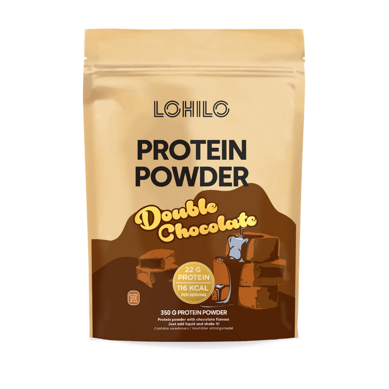 LOHILO Proteiinijauhe 350 g-Heraproteiinikonsentraatti-LOHILO-Double Chocolate-Aminopörssi