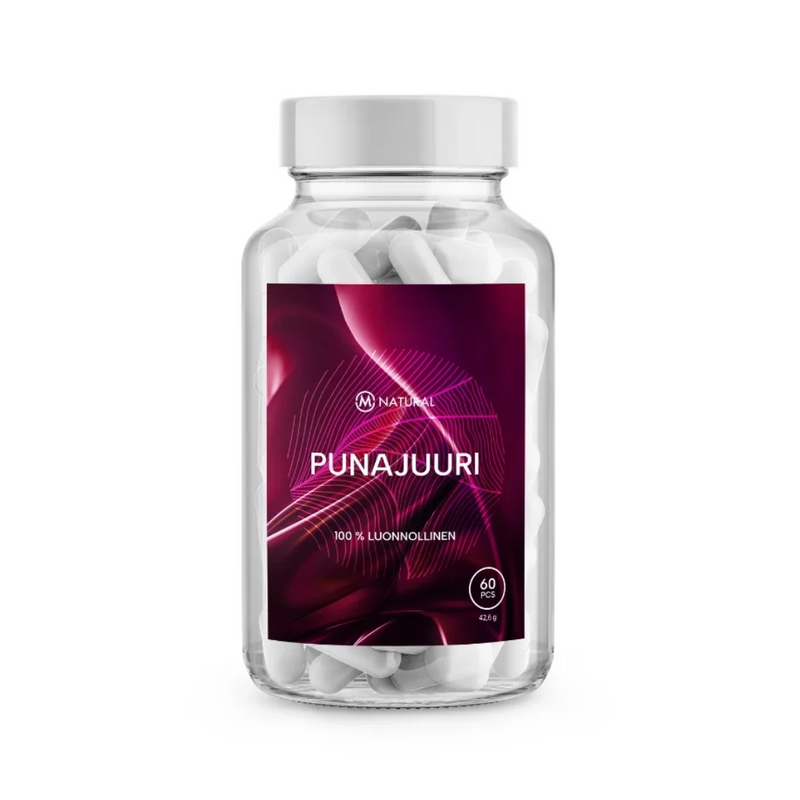 M-Natural Punajuurikapseli, 60 kaps.-Punajuurikapseli-M-Natural-Aminopörssi