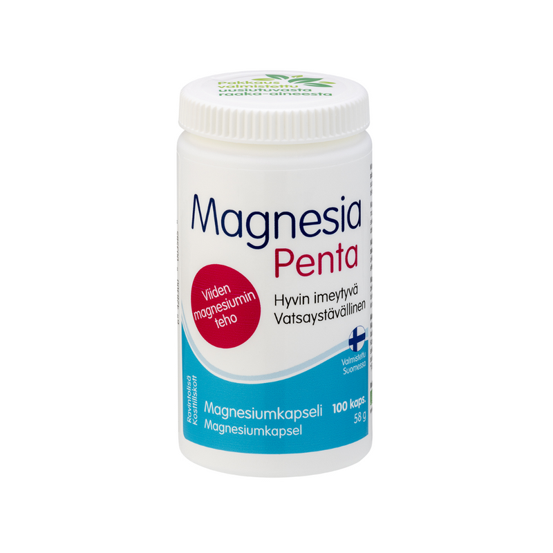 Magnesia Penta, 100 kaps.-Magnesium-Hankintatukku-Aminopörssi