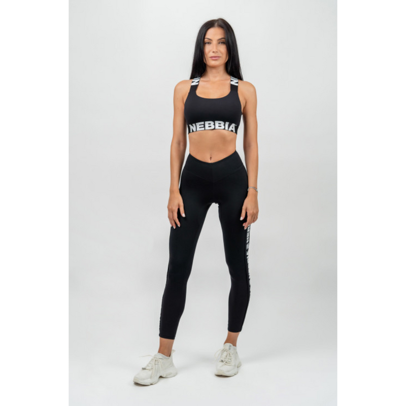 Medium Support Criss Cross Sports Bra Iconic 230-Naisten pitkähihaiset ja hupparit-Nebbia-XS-Aminopörssi