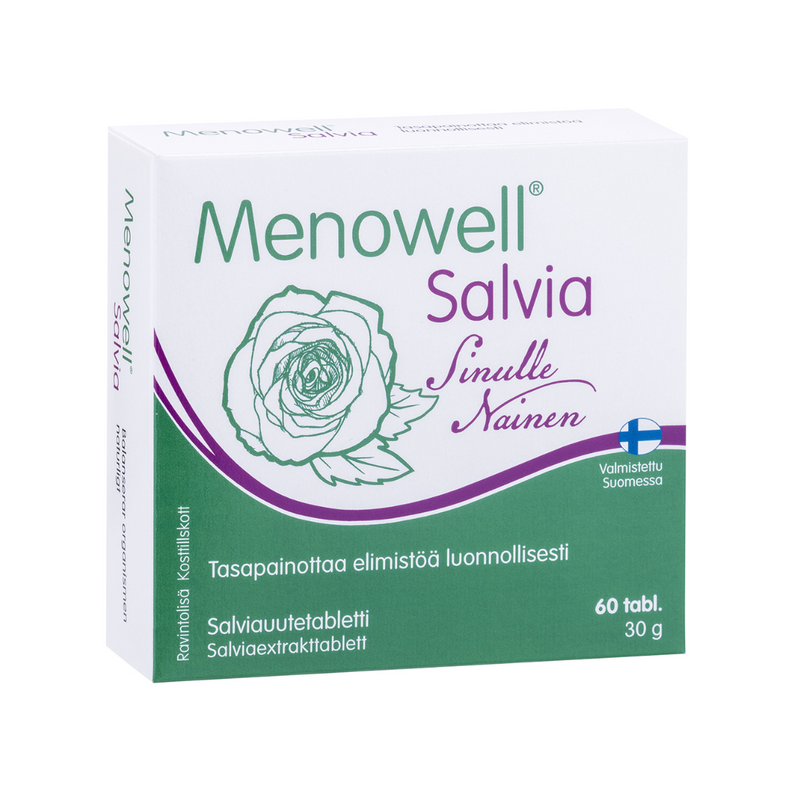 Menowell®Salvia, 60 tabl.-Erityisesti naisille-Hankintatukku-Aminopörssi