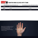Manton MMA Gloves (with Thumb)-MMA-Gorilla Wear-S/M-Aminopörssi