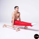 Wooden Long Paralletes 90cm-Punnerruskahvat-MTIDEA-Aminopörssi