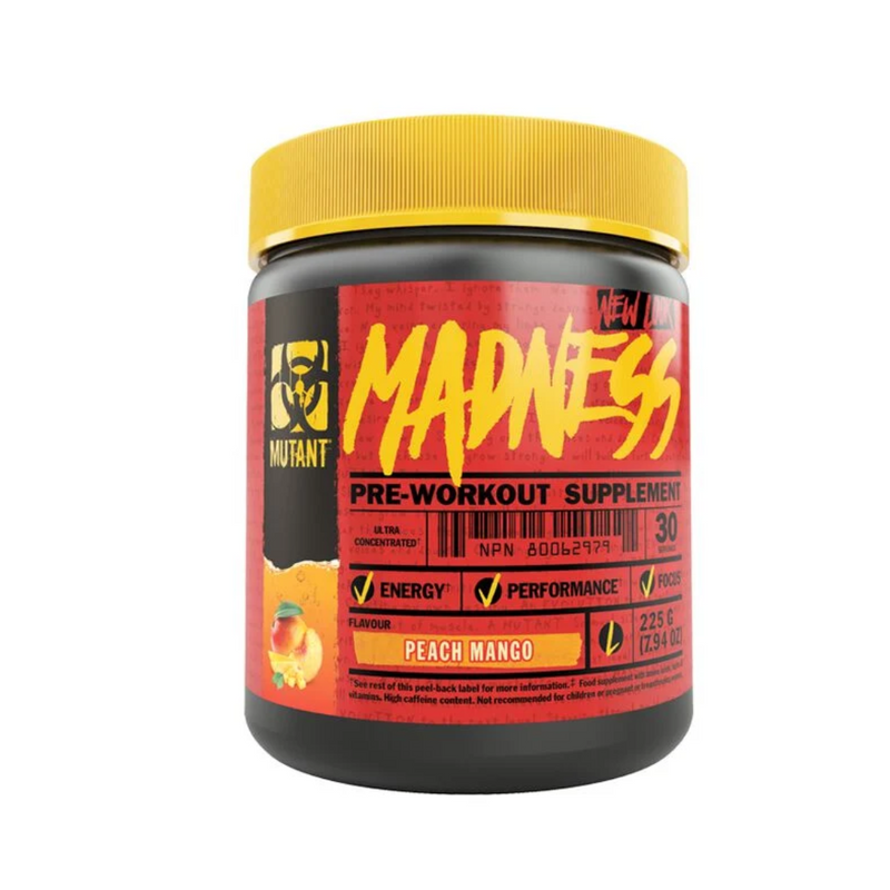 Madness PWO, 225 g-Pre Workout-Mutant-Sweet Iced Tea-Aminopörssi