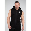 Milwaukee S/L Zipped Hoodie - Black-Miesten T-paita-Gorilla Wear-S-Aminopörssi