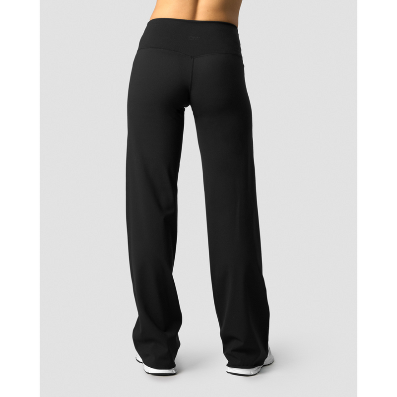 Nimble Straight Leg Pants, Black-Naisten trikoot ja leggingsit-ICANIWILL-XS-Aminopörssi