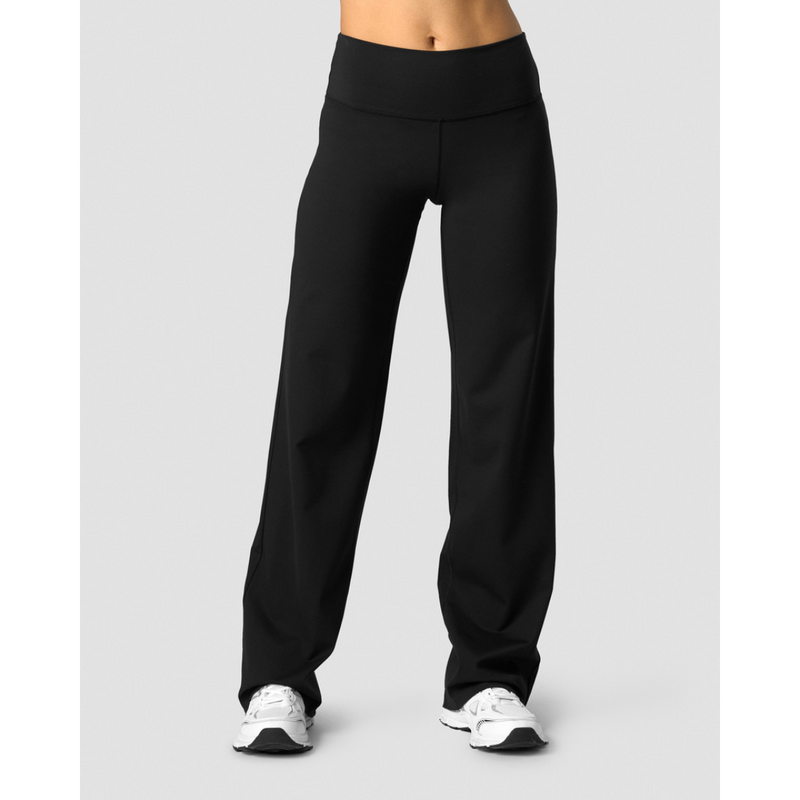 Nimble Straight Leg Pants, Black-Naisten trikoot ja leggingsit-ICANIWILL-XS-Aminopörssi