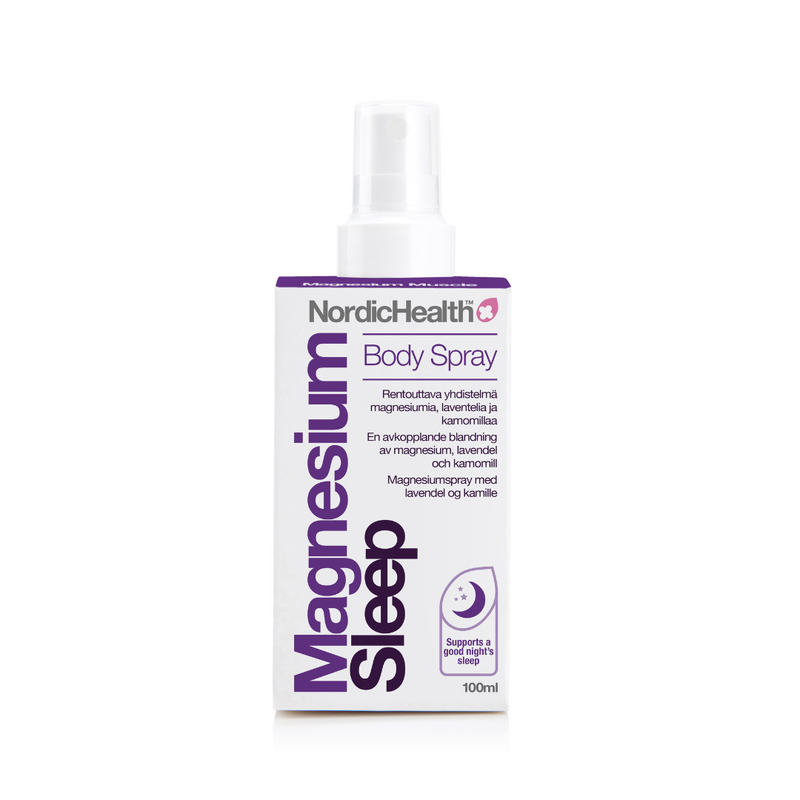 Nordic Health Magnesium Ihosuihke Sleep, 100 ml-Magnesiumsuihke-Nordic Health Sprays-Aminopörssi