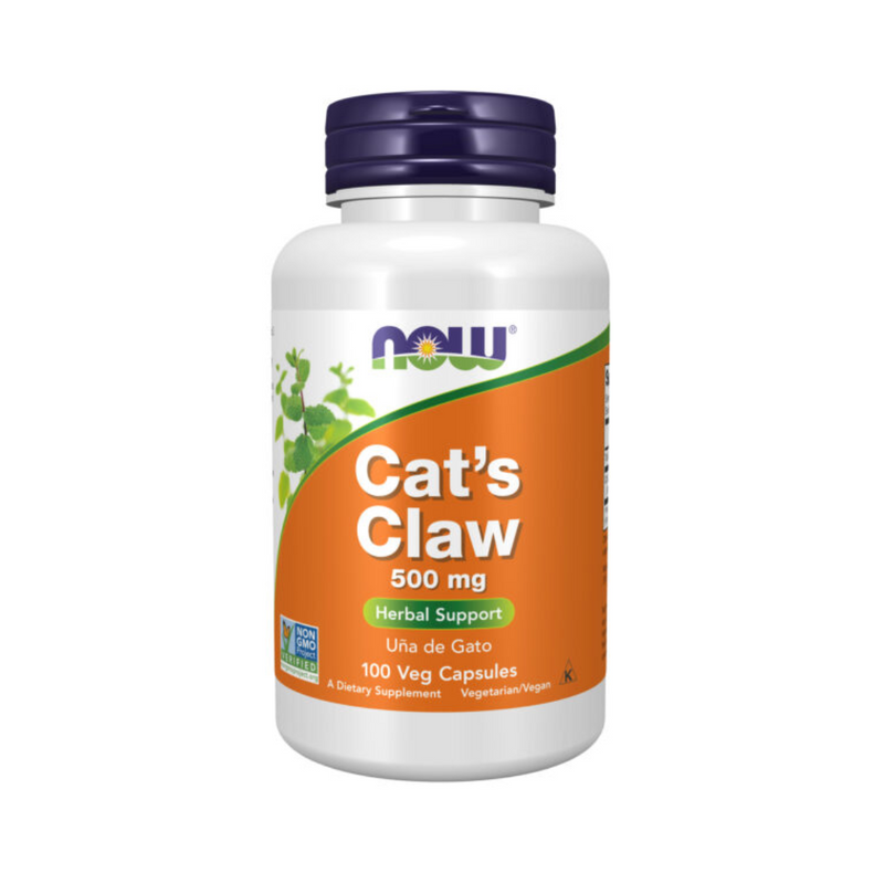 Cat's Claw 500 mg, 100 kaps.-Yrttivalmiste-NOW® Foods-Aminopörssi