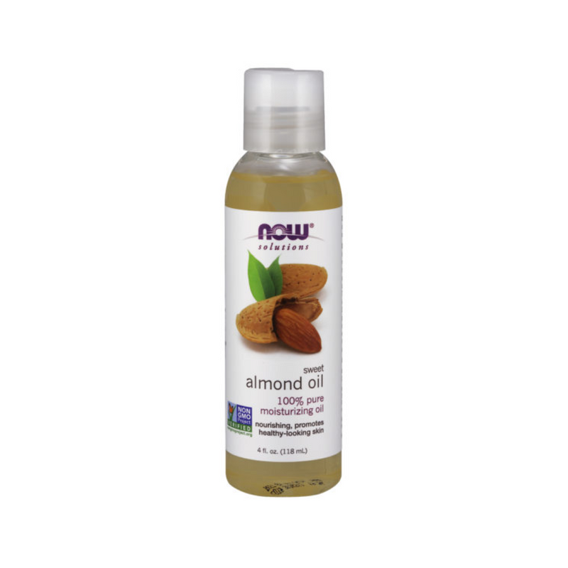 Almond Oil, 118 ml-Kosteusvoide-NOW® Foods-Aminopörssi