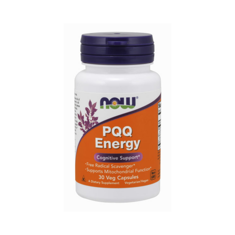 PQQ Energy 20mg, 30 kaps.-Ubikinoni-NOW® Foods-Aminopörssi