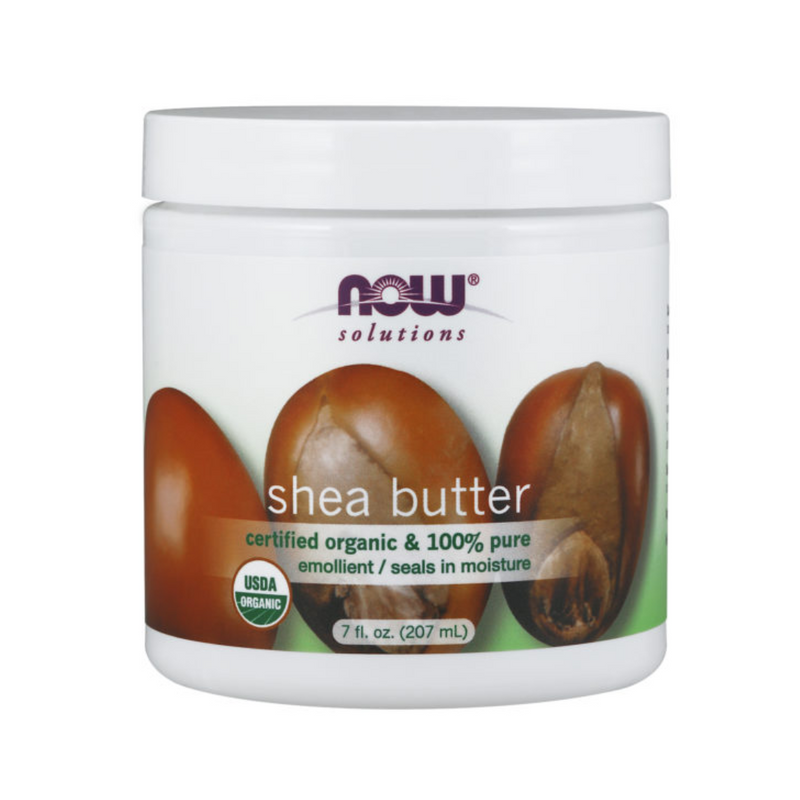 Shea Butter luomu, 198g-Kosteusvoide-NOW® Foods-Aminopörssi