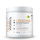 Nutri Works Makeutettu Kreatiinimonohydraatti, stevia 250 g-Kreatiini-Nutri Works-Orange-Aminopörssi