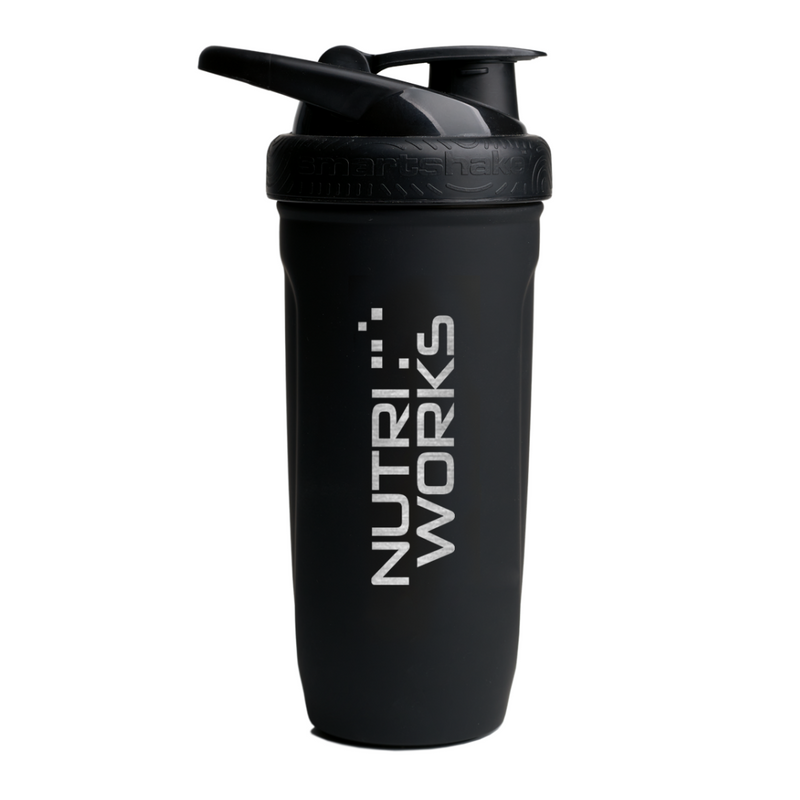 REFORCE Stainless Steel 900ml, Black-Teräspullo-Nutri Works-Aminopörssi