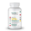 Nutri Works Multivita-Minerals, 120 vegekaps.-Monivitamiini-Nutri Works-Aminopörssi