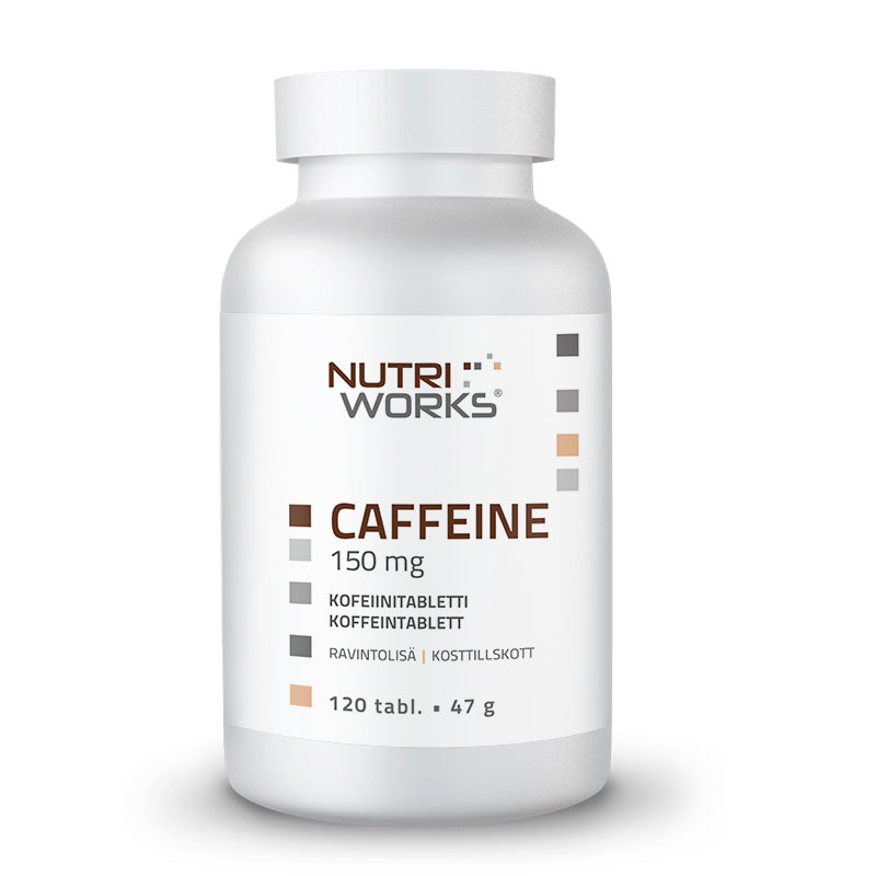 Caffeine, 120 tabl.-Kofeiini-Nutri Works-Aminopörssi