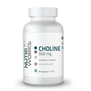 Choline 500mg, 90 vegekaps.-B-vitamiini-Nutri Works-Aminopörssi