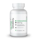 Fenugreek 500mg, 100 vegekaps.-Yrtti- ja kasvivalmisteet-Nutri Works-Aminopörssi