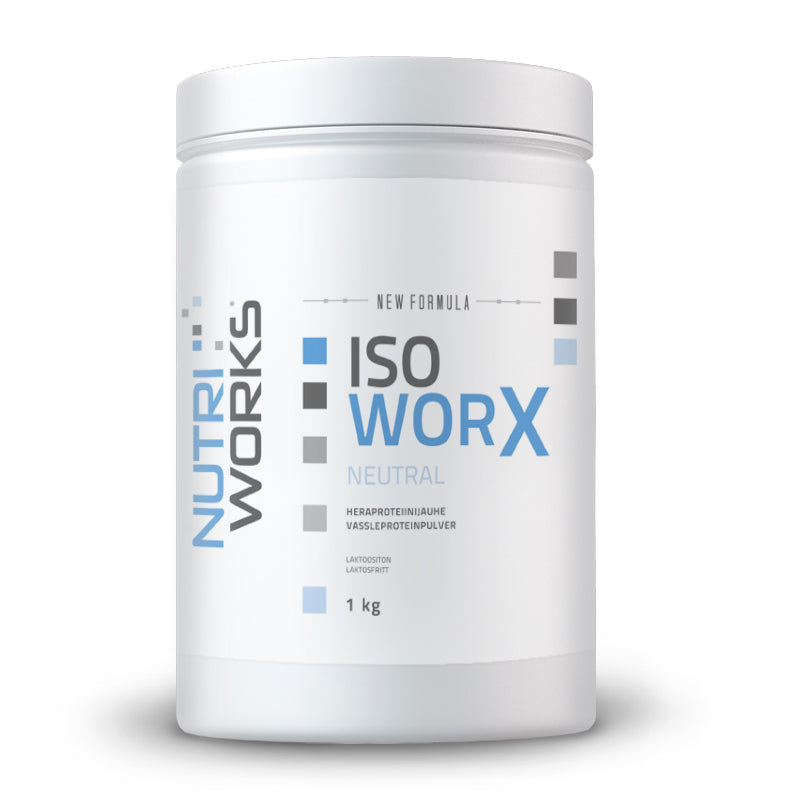 Nutri Works Iso worX laktoositon heraproteiini, 1 kg-Heraisolaatti-Nutri Works-Natural-Aminopörssi