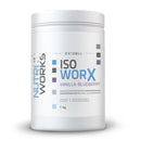 Nutri Works Iso worX laktoositon heraproteiini, 1 kg-Heraisolaatti-Nutri Works-Vanilla-Blueberry-Aminopörssi