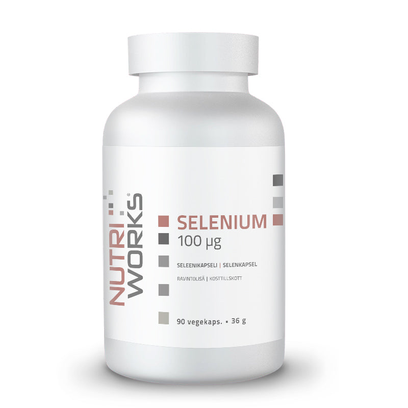Selenium 100 µg 90 vegekaps.-Seleeni-Nutri Works-Aminopörssi