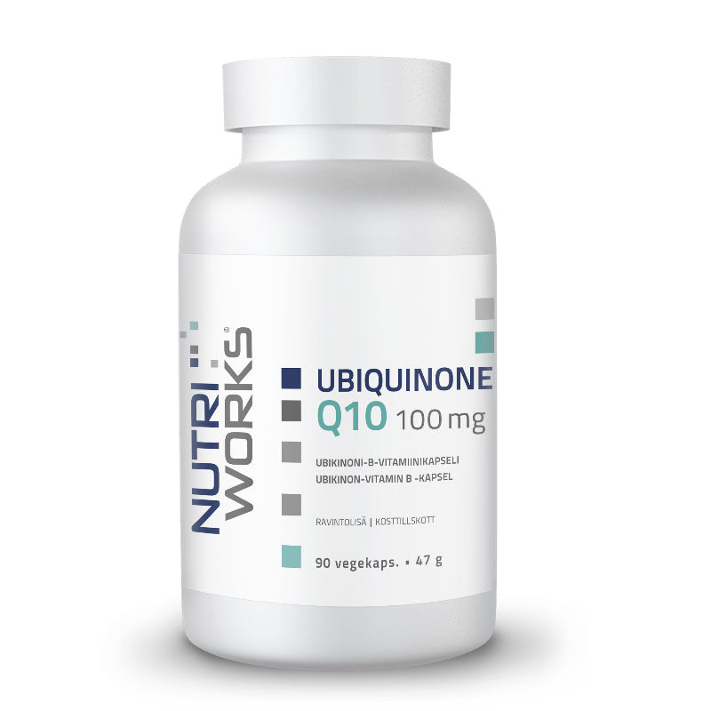 Ubiquinone Q10, 90 vegekaps.-Ubikinoni-Nutri Works-Aminopörssi