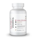Valerian Root 300 mg, 90 vegekaps.-Valeriana-Nutri Works-Aminopörssi