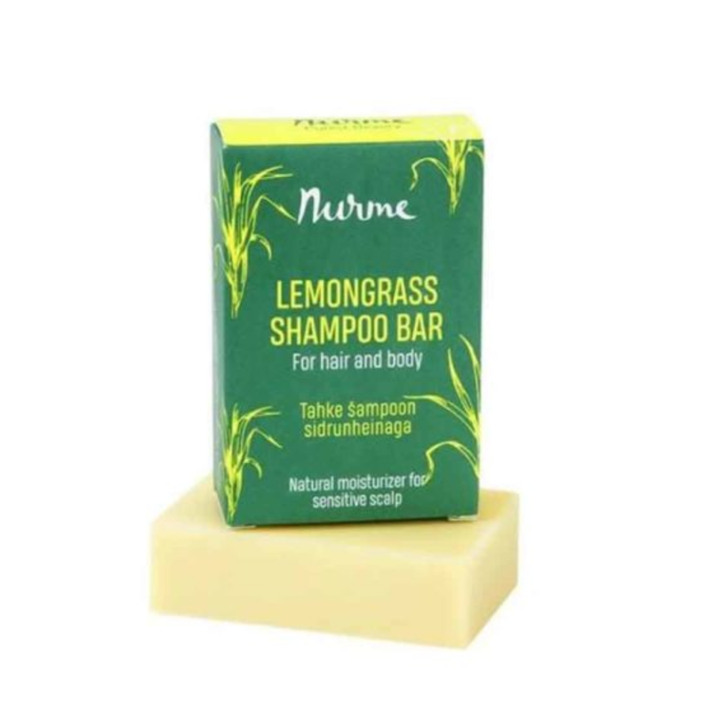 Nurme Sitruunaruoho Palashampoo herkälle hiuspohjalle, 100g-Shampoo-Nurme-Aminopörssi