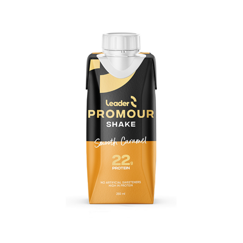 Promour Protein Shake, 250 ml-Proteiinijuoma-LEADER-Smooth Caramel-Aminopörssi