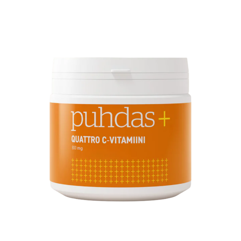 Puhdas+ Quattro C-vitamiini, 200 g-C-vitamiini-Puhdas+-Aminopörssi