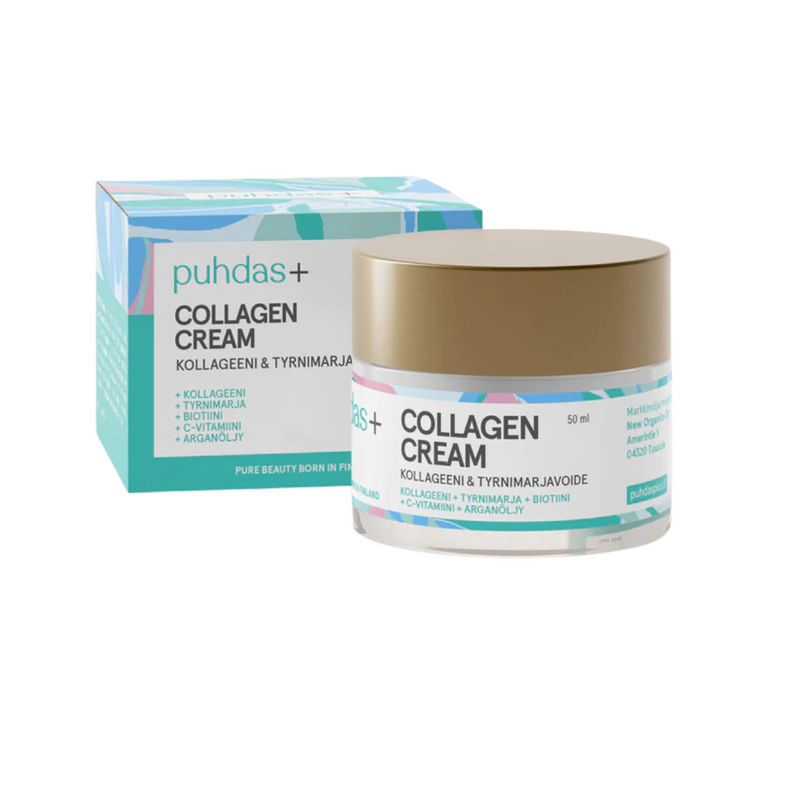 Collagen Cream - kollageenivoide 50 ml-Kosteusvoide-Puhdas+-Aminopörssi