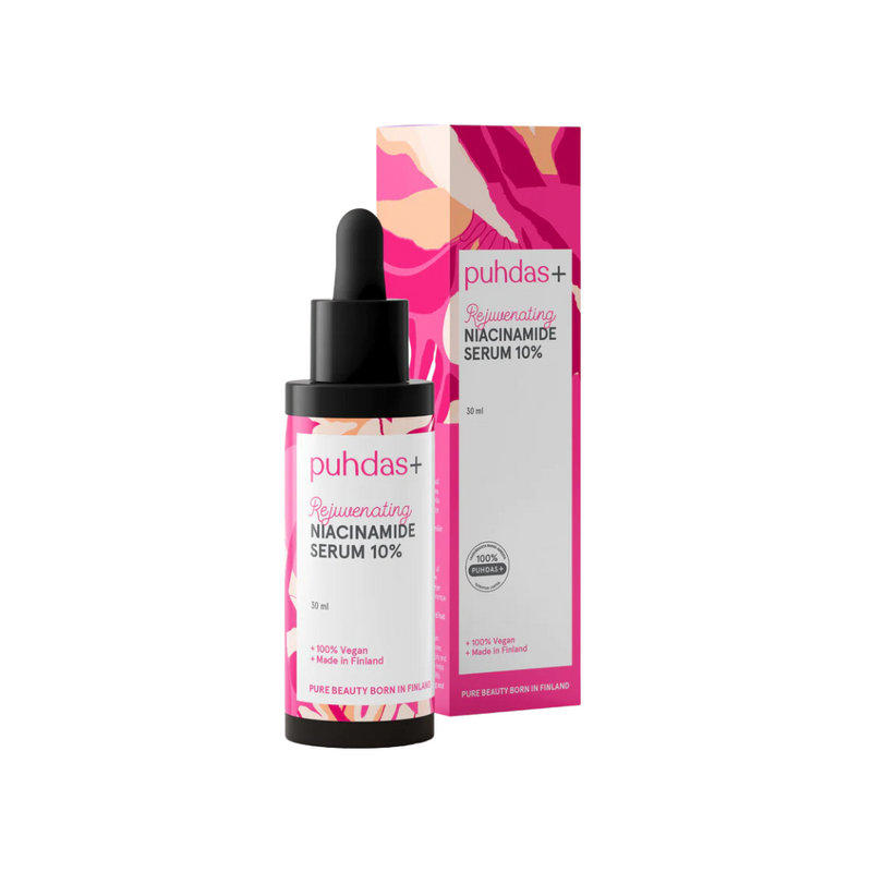 Niacinamide Serum 10%, 30 ml-Kosteusvoide-Puhdas+-Aminopörssi