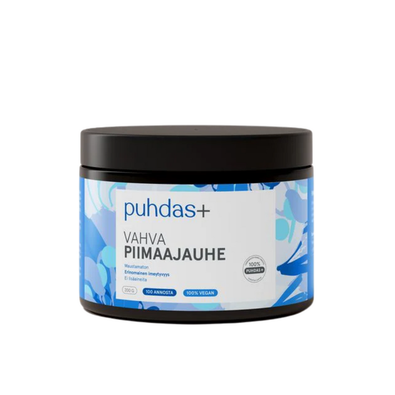 Vahva Piimaajauhe, 200 g-Pii-Puhdas+-Aminopörssi
