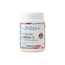 Premium Omega-3 +Luteiini ja Zeaksantiini, 60 kaps.-Kalaöljy-Puhdas+-Aminopörssi